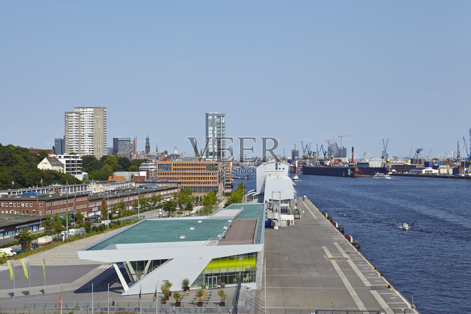 汉堡-港口(概览)照片摄影图片