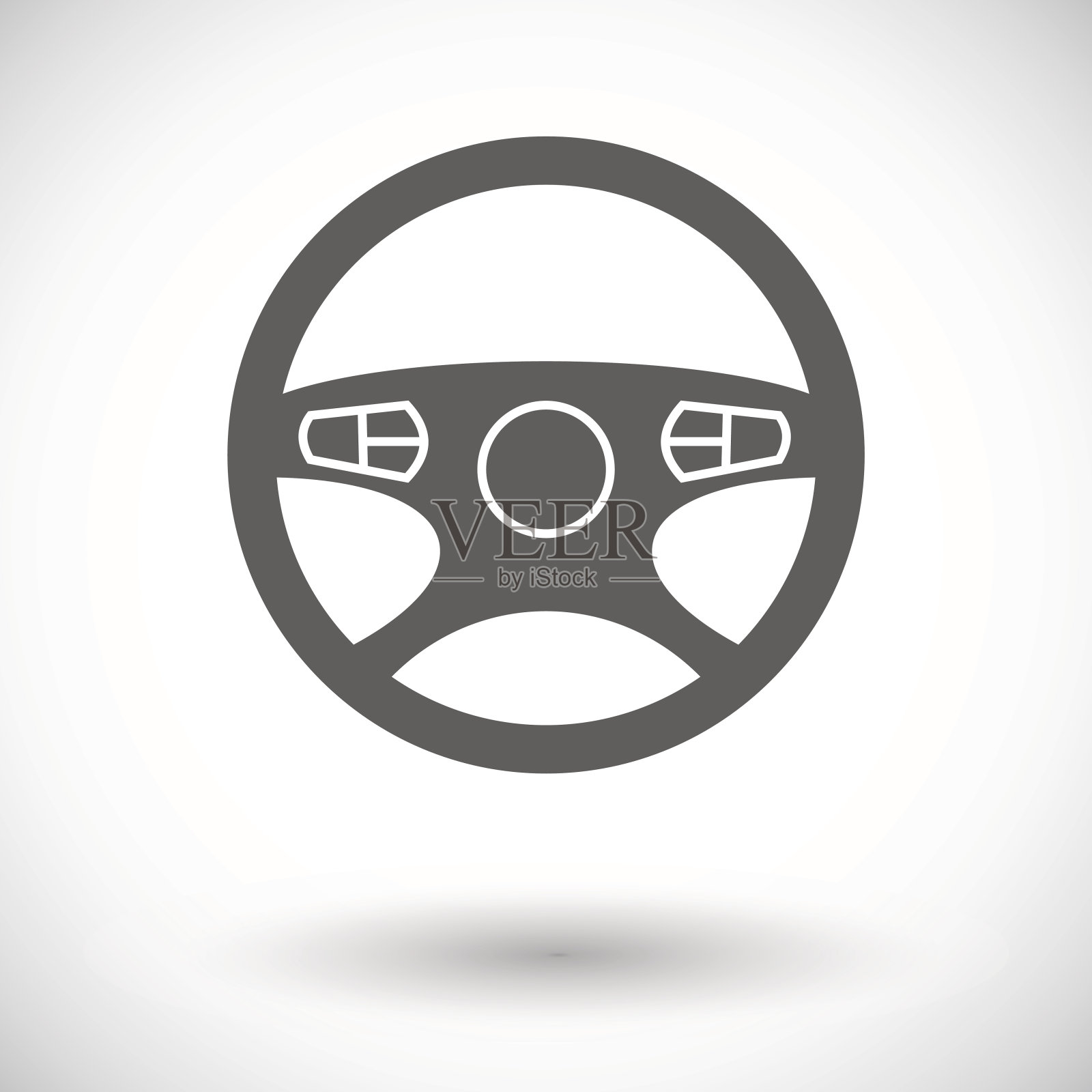 汽车方向盘图标插画图片素材