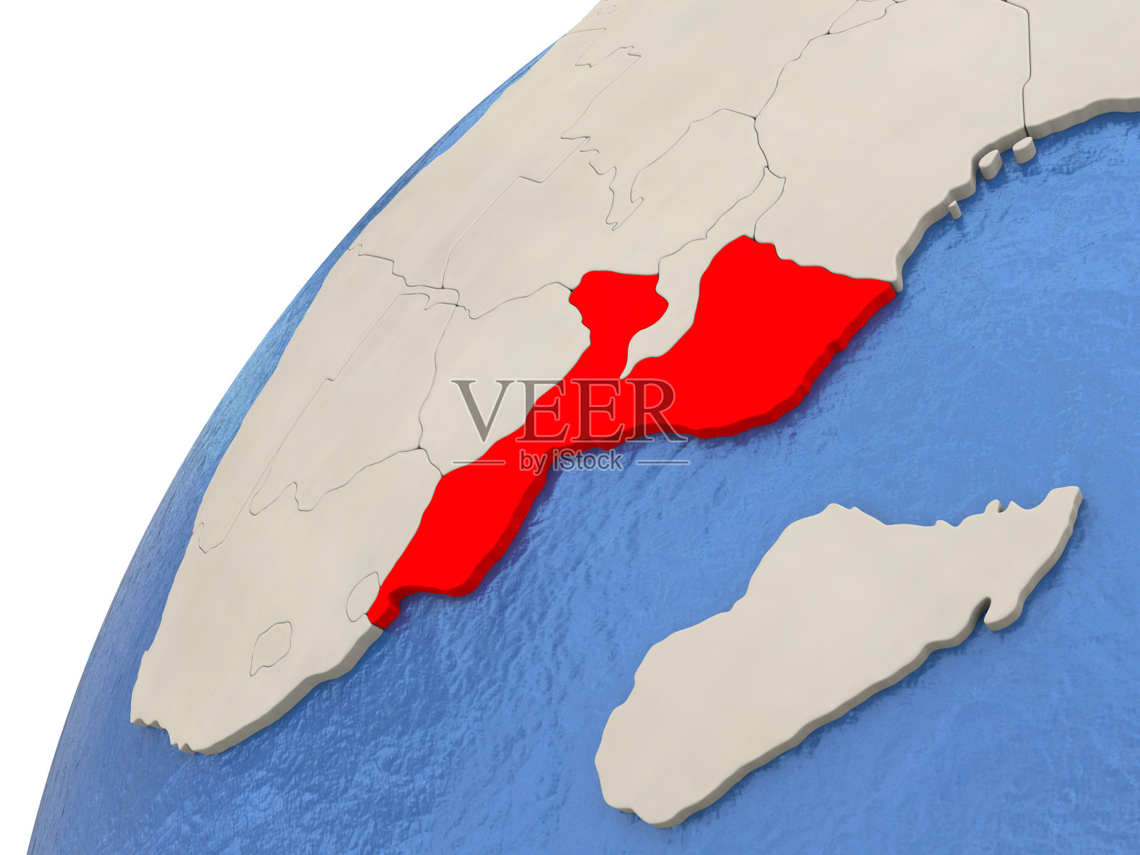 莫桑比克在全球照片摄影图片