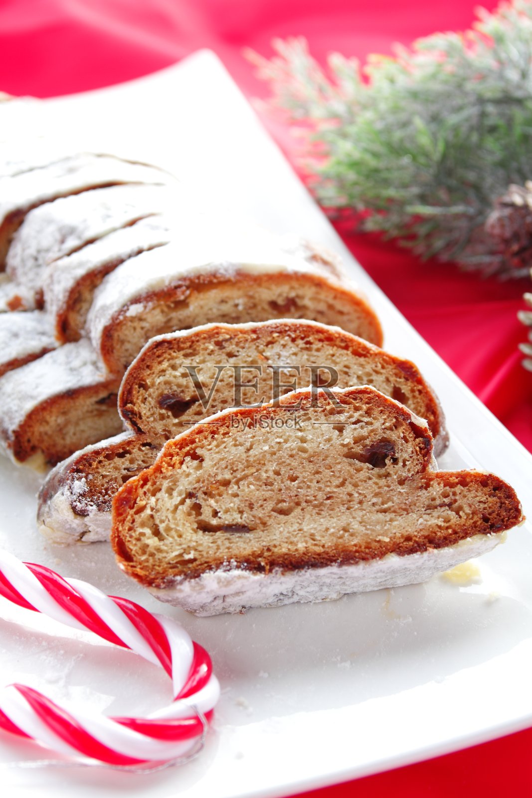 蔓越莓杏仁,传统的德国圣诞水果照片摄影图片