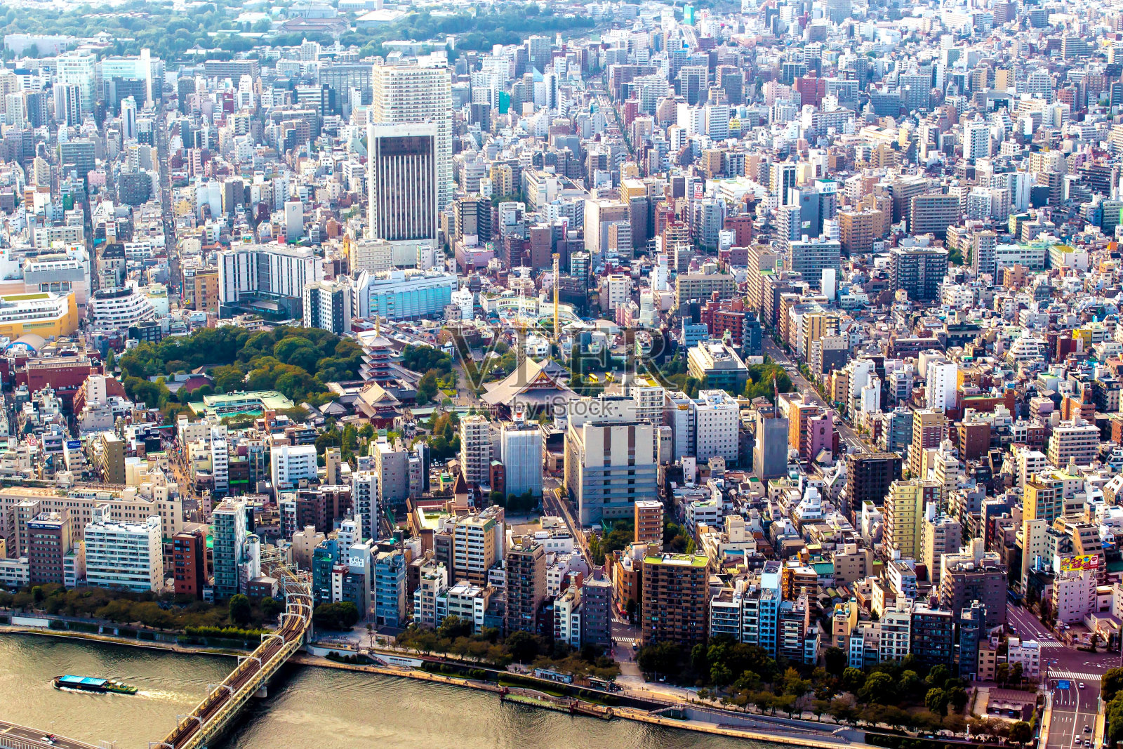 东京鸟瞰图照片摄影图片