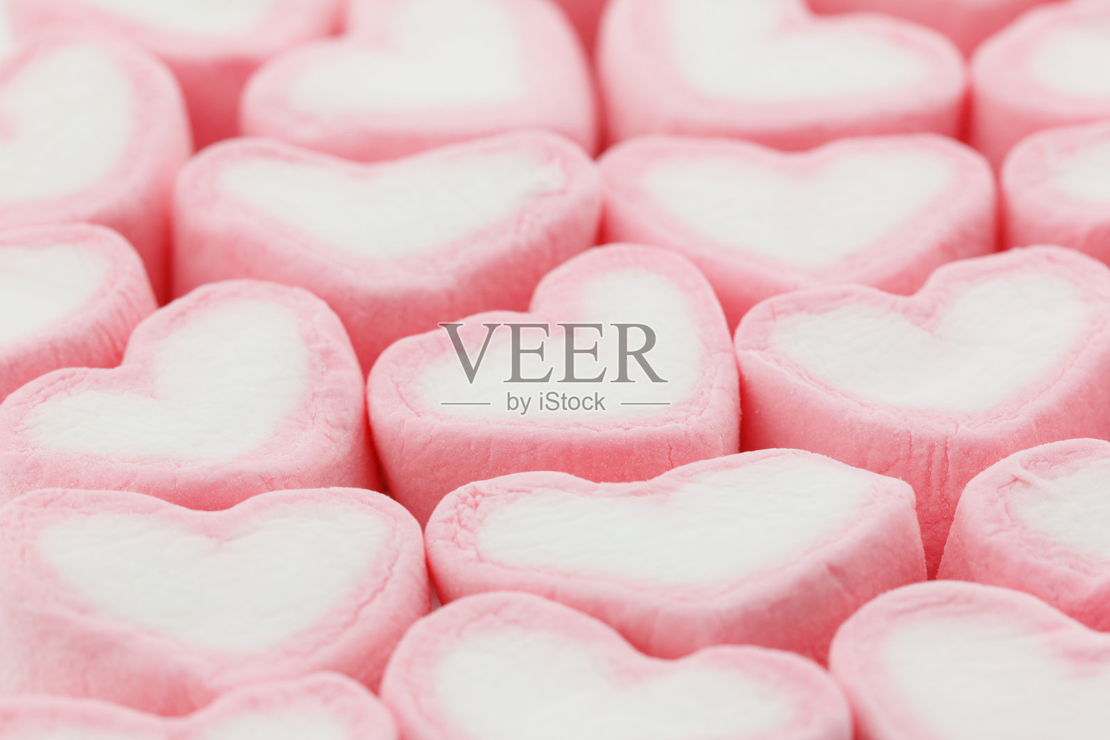 心形棉花糖背景照片摄影图片