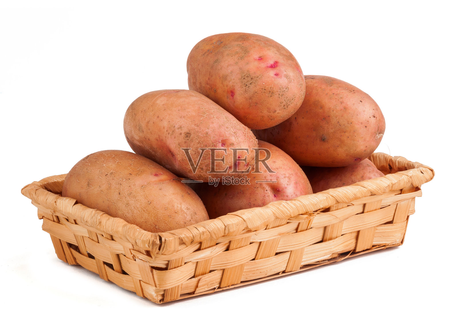 土豆孤立照片摄影图片