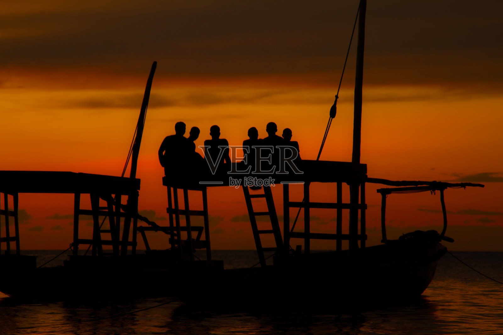 日落Zanzibar照片摄影图片