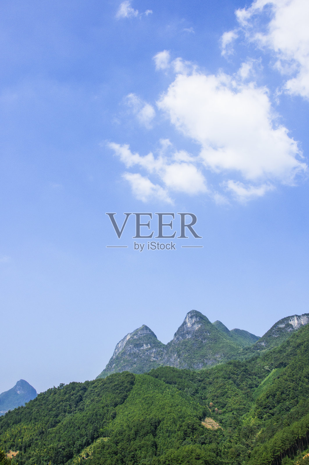 青山绿水蓝天照片摄影图片