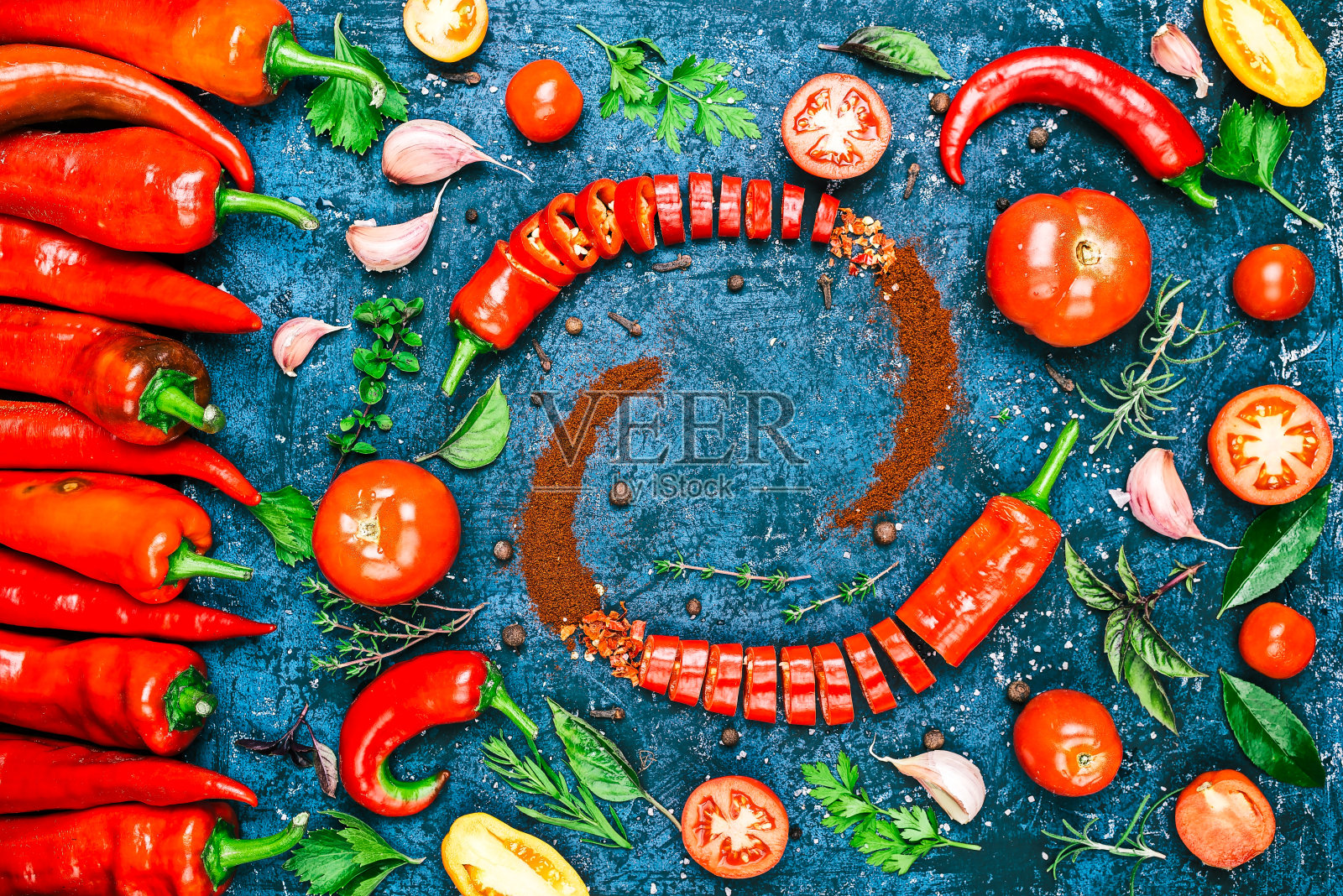 智利调味汁的成分照片摄影图片