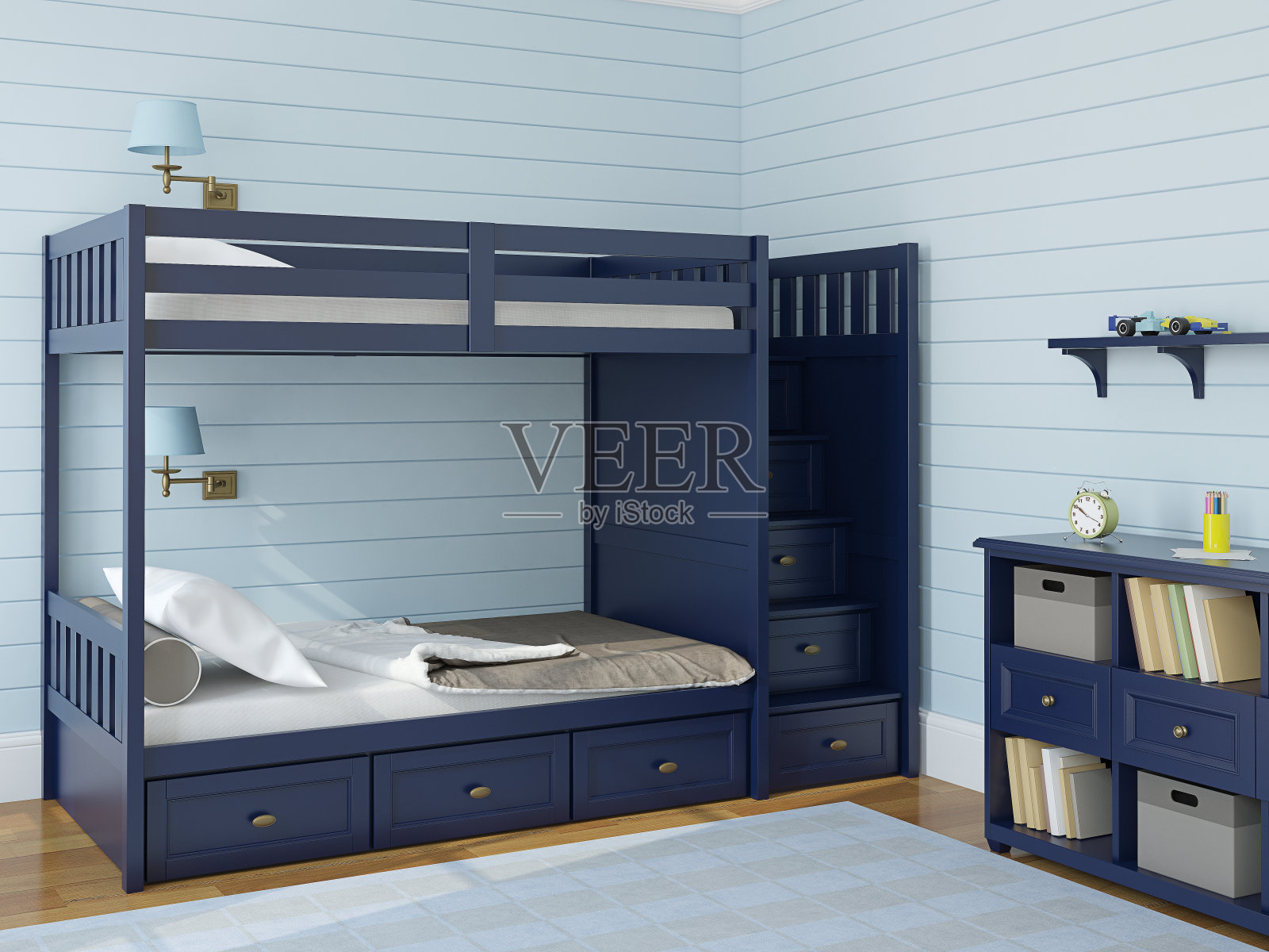 孩子的卧室照片摄影图片