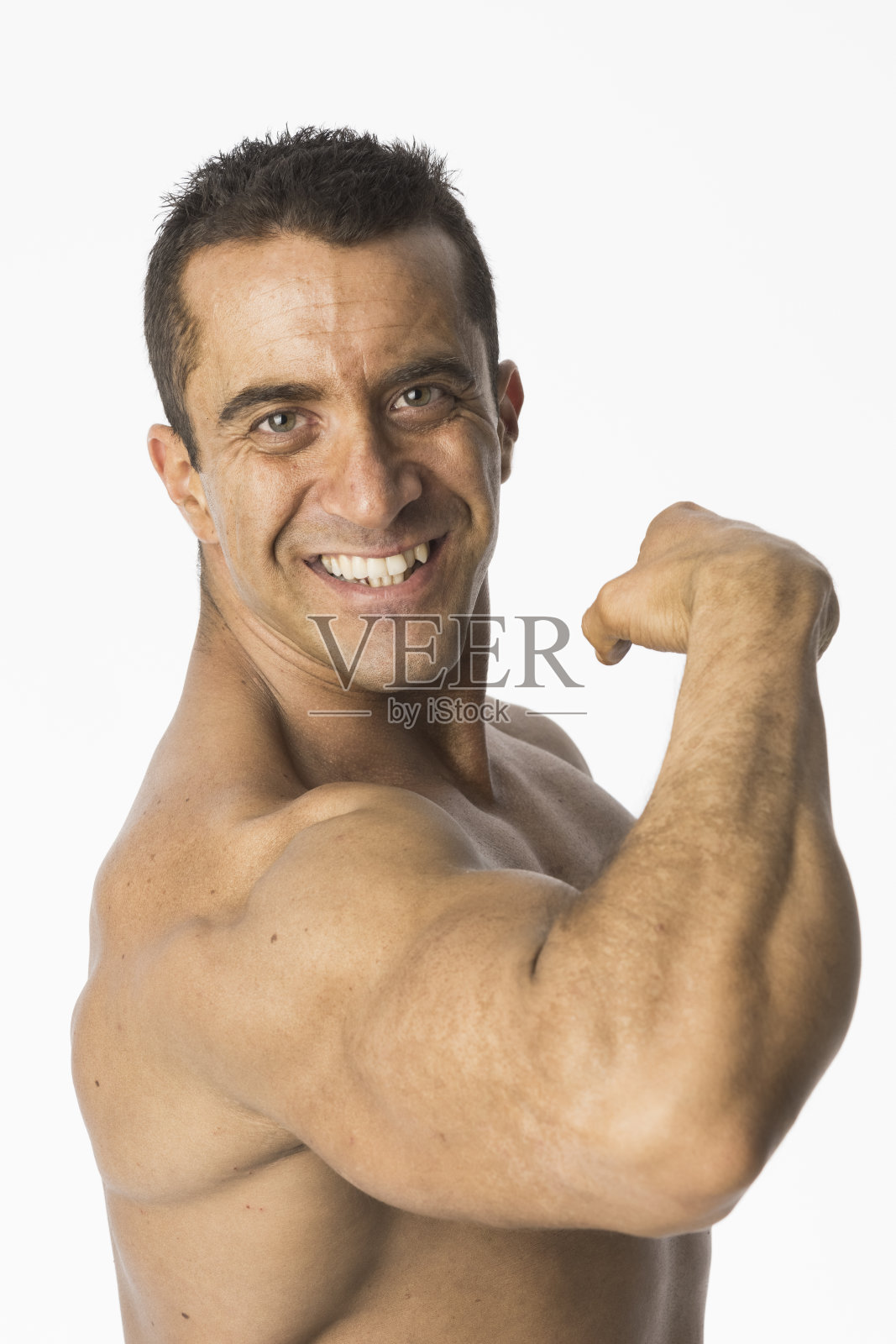 健壮男人的肖像照片摄影图片