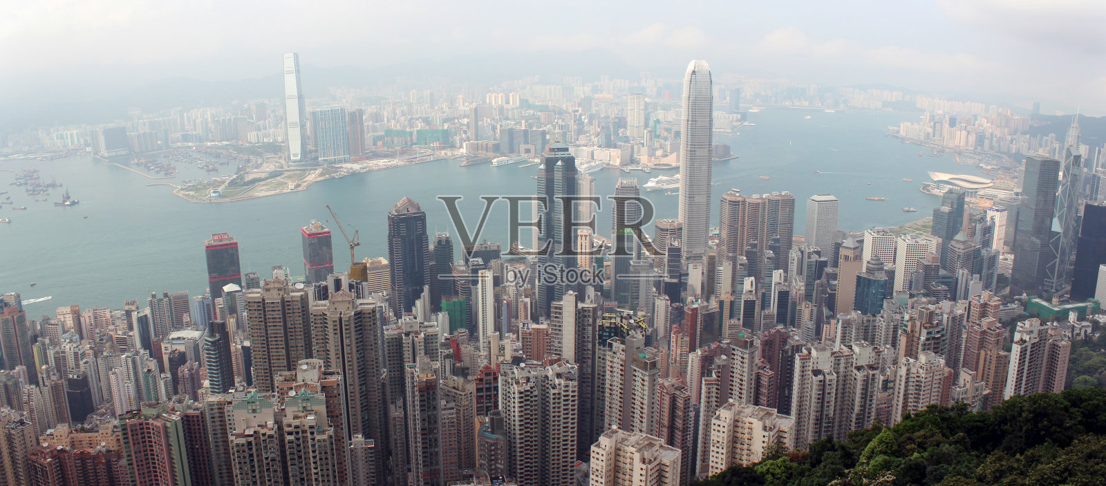 香港太平山顶全景照片摄影图片