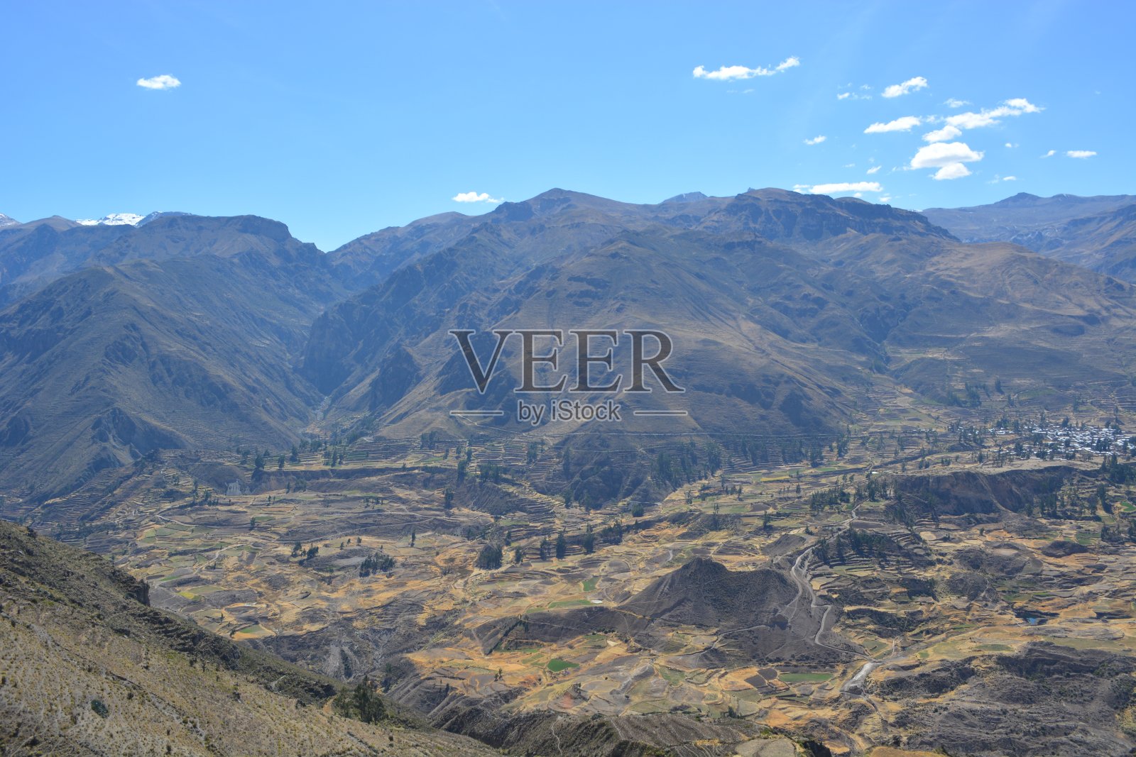 美丽的科尔卡山谷,秘鲁照片摄影图片