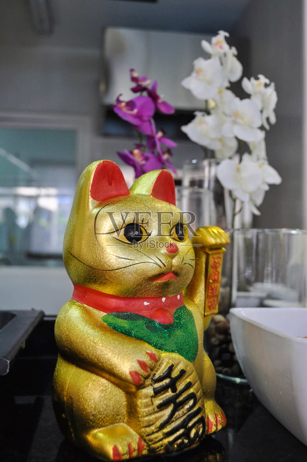 中国幸运猫照片摄影图片