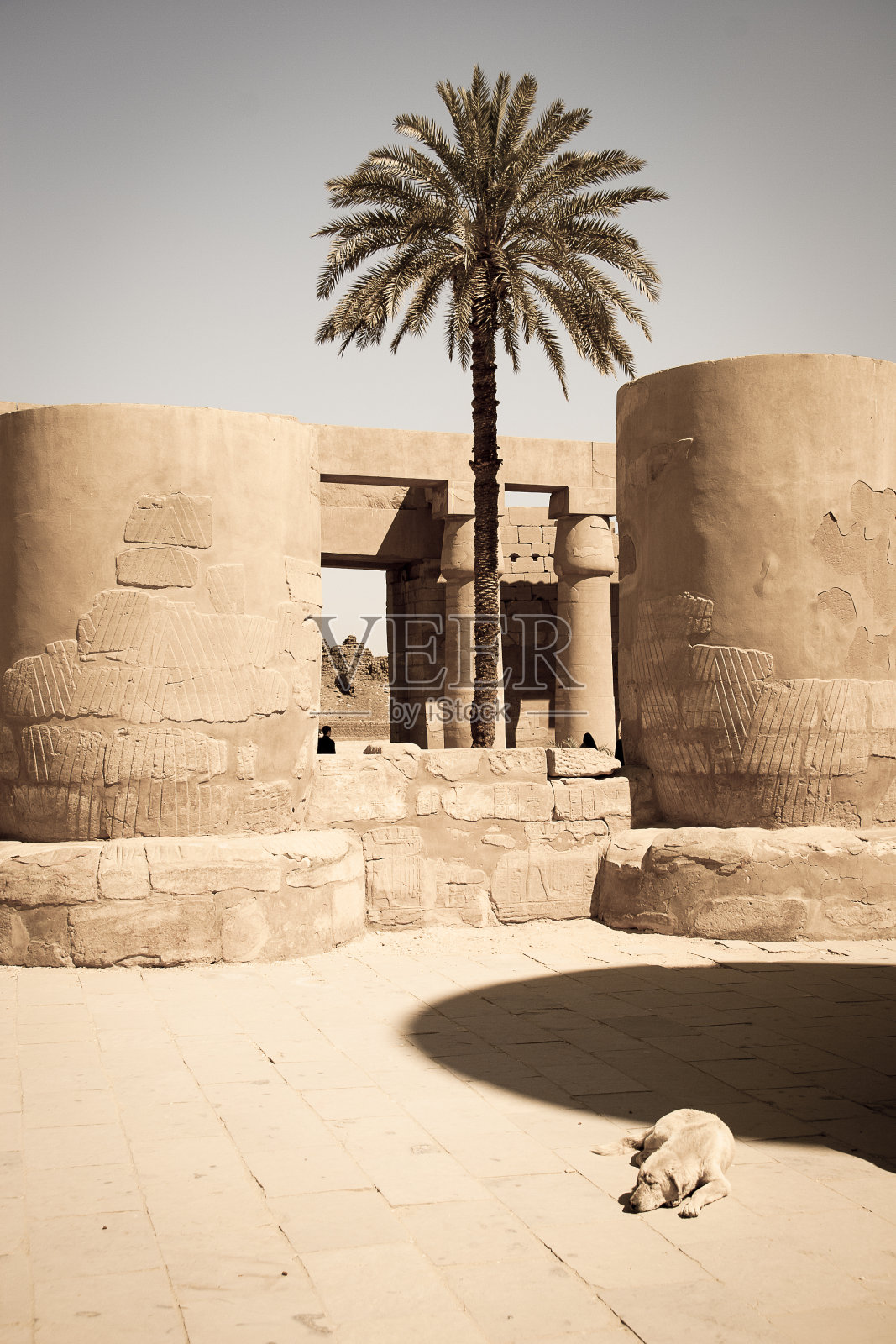 神庙卡纳克,埃及-外部元素照片摄影图片