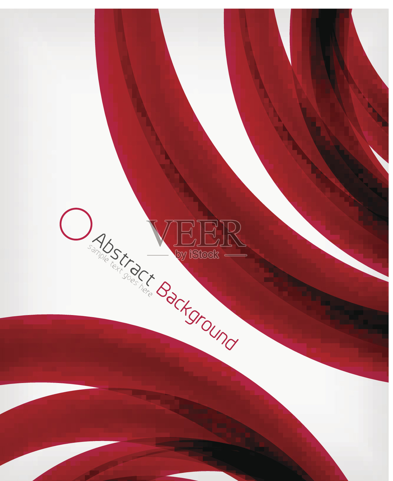 优雅的漩涡造型的现代商业模板插画图片素材