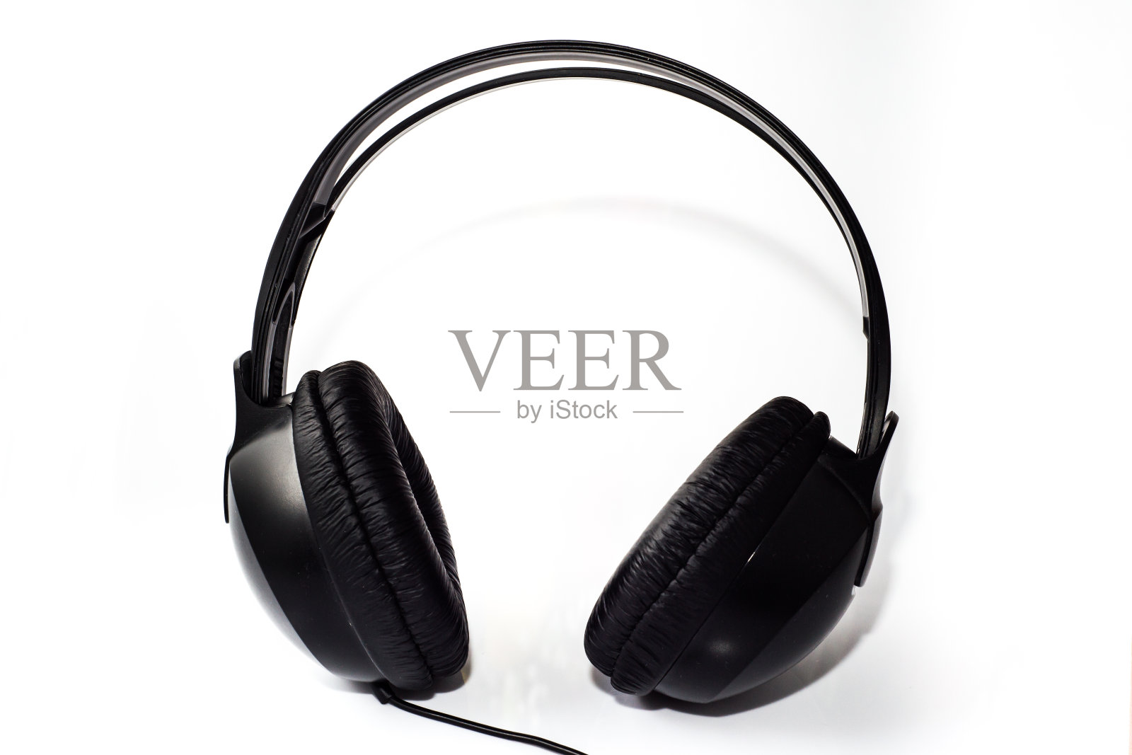 白底耳机照片摄影图片