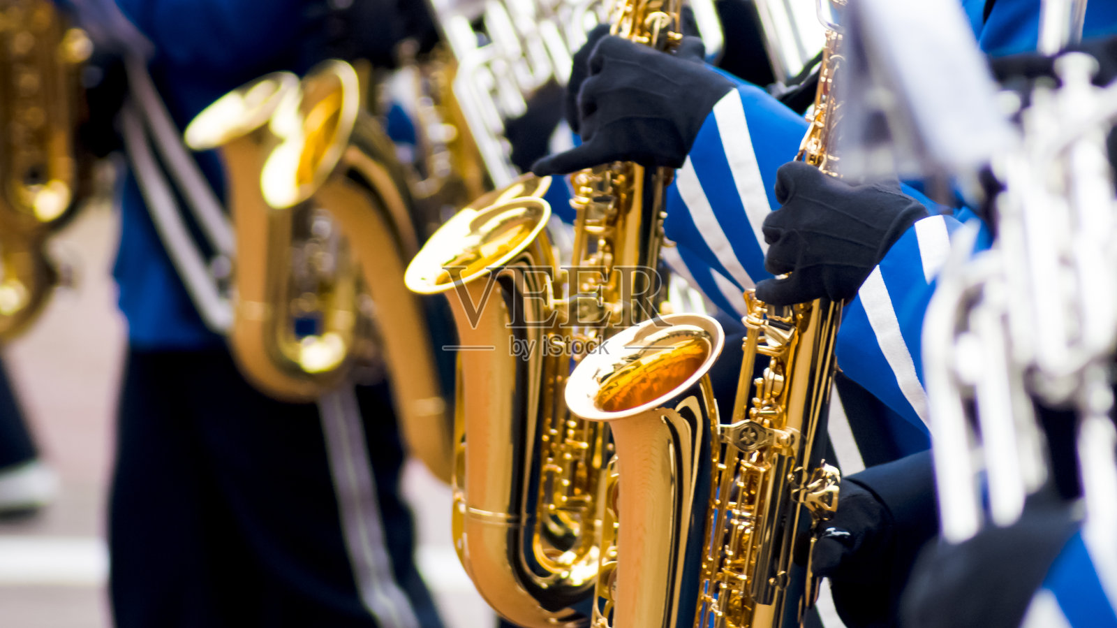 来自表演乐队的细节照片摄影图片