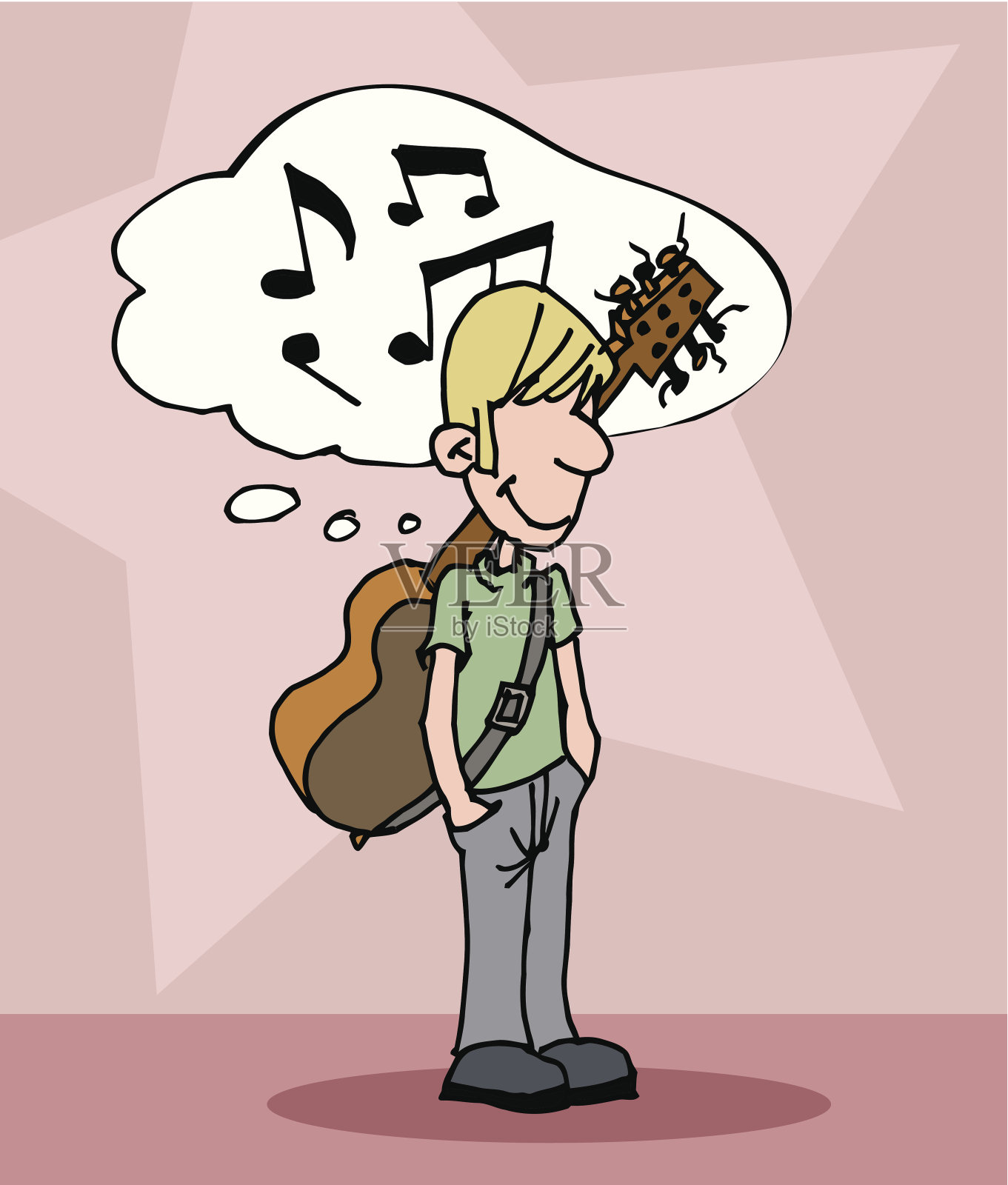 吉他音乐设计元素图片