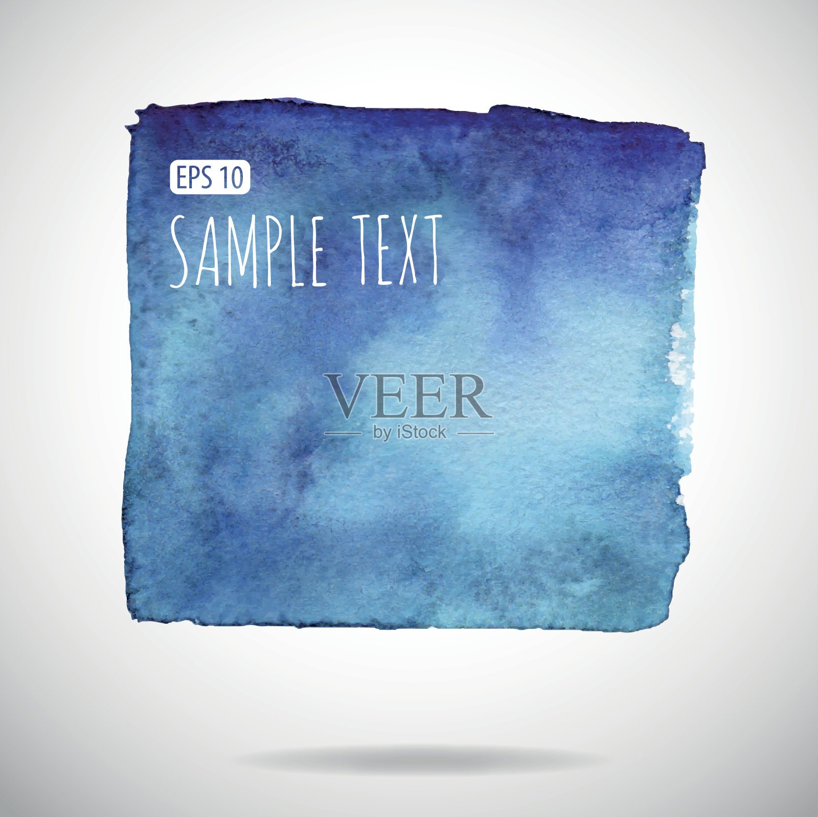 矢量水彩语音气泡插画图片素材