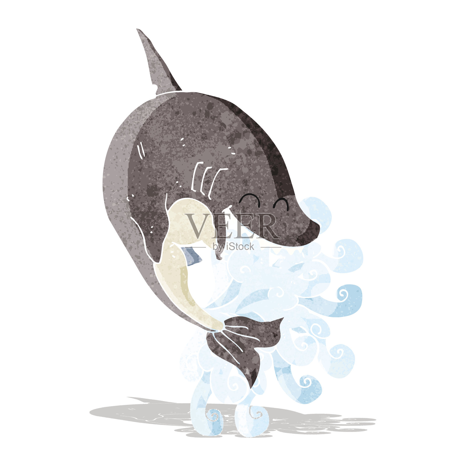 卡通鲨鱼插画图片素材