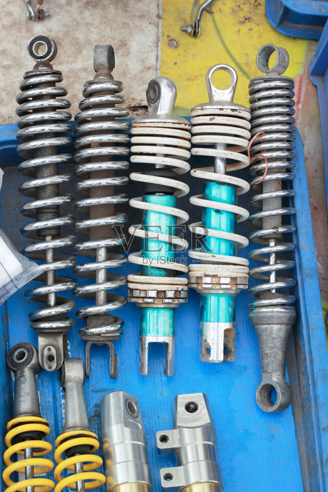 减震器汽车背景纹理照片摄影图片