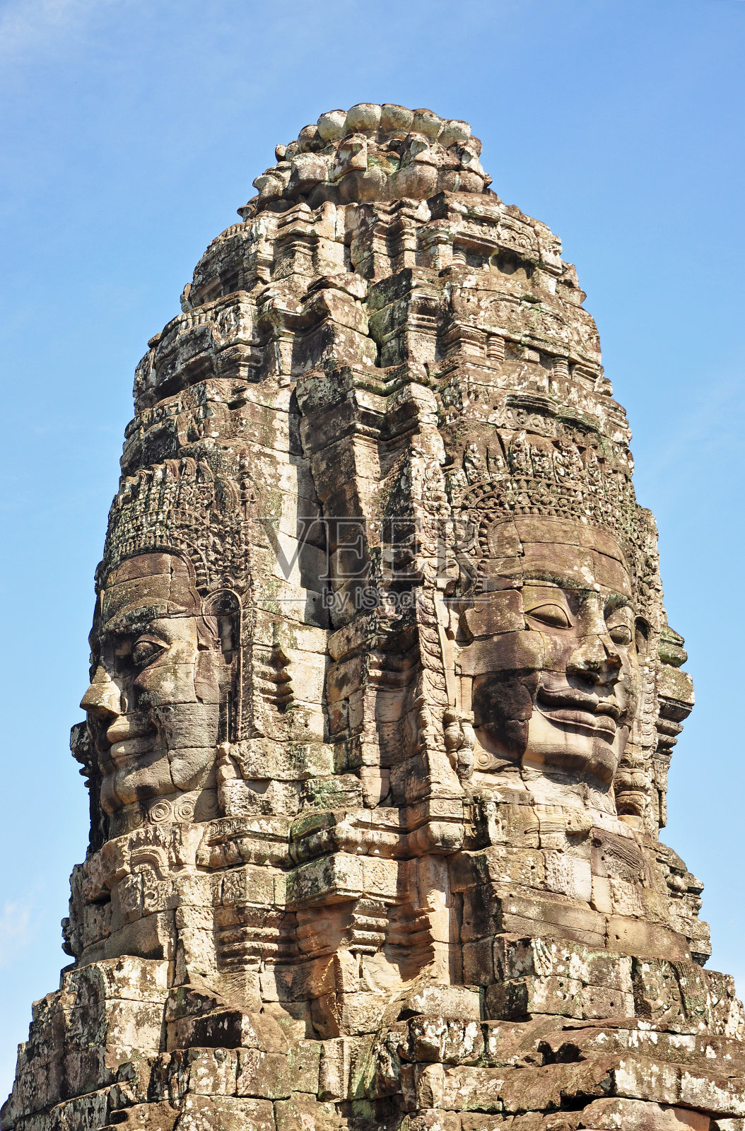 巴戎神庙的面孔照片摄影图片