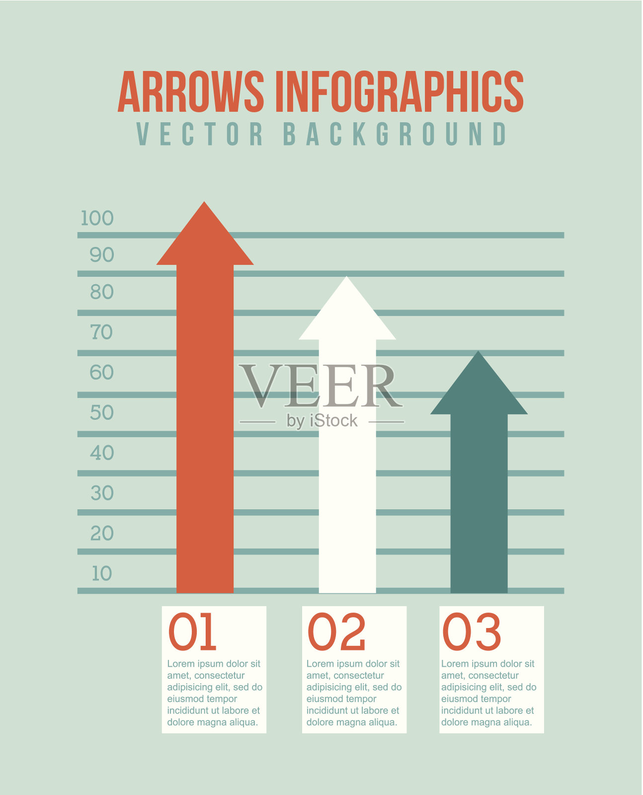 箭信息图插画图片素材