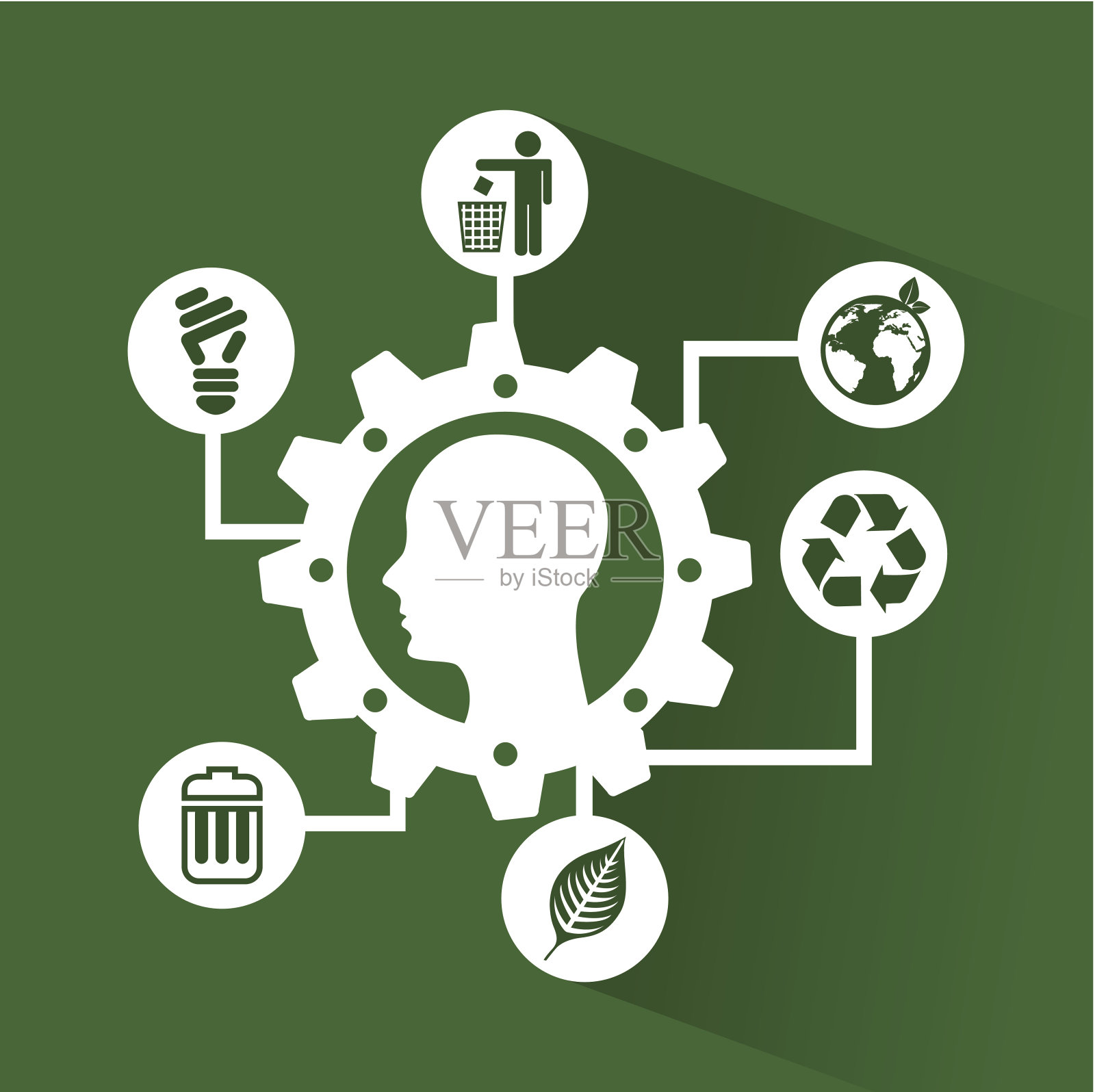 生态设计插画图片素材