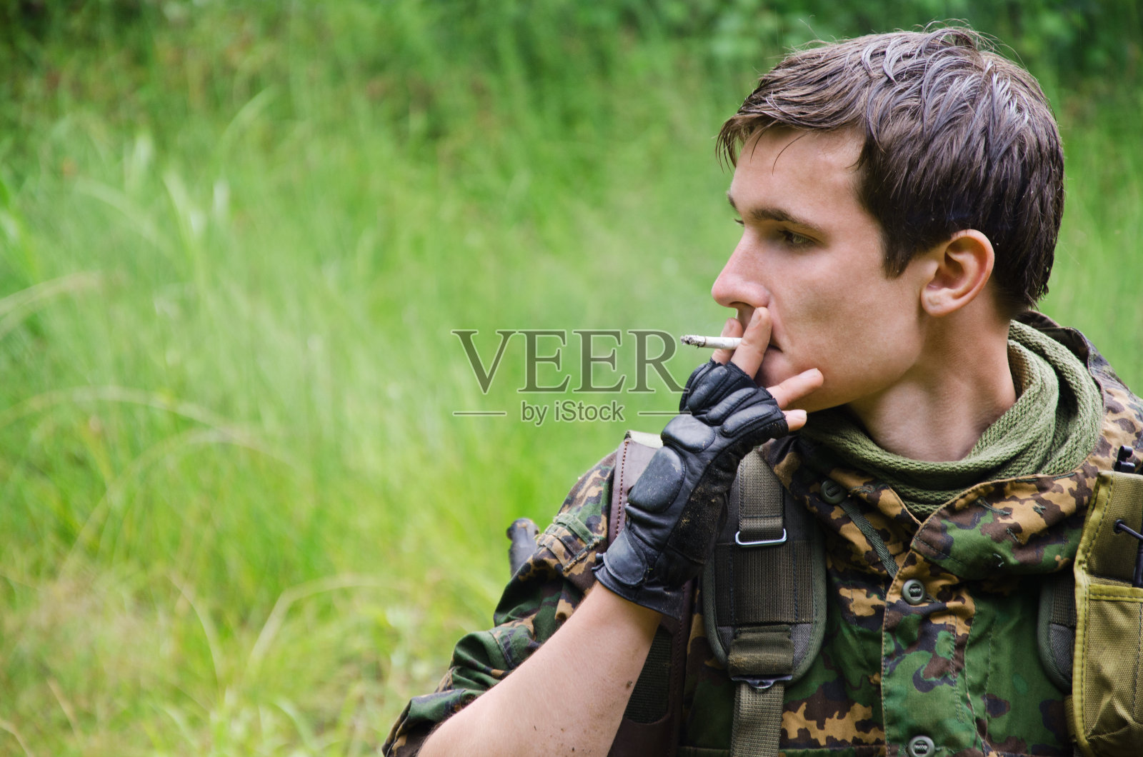 士兵照片摄影图片