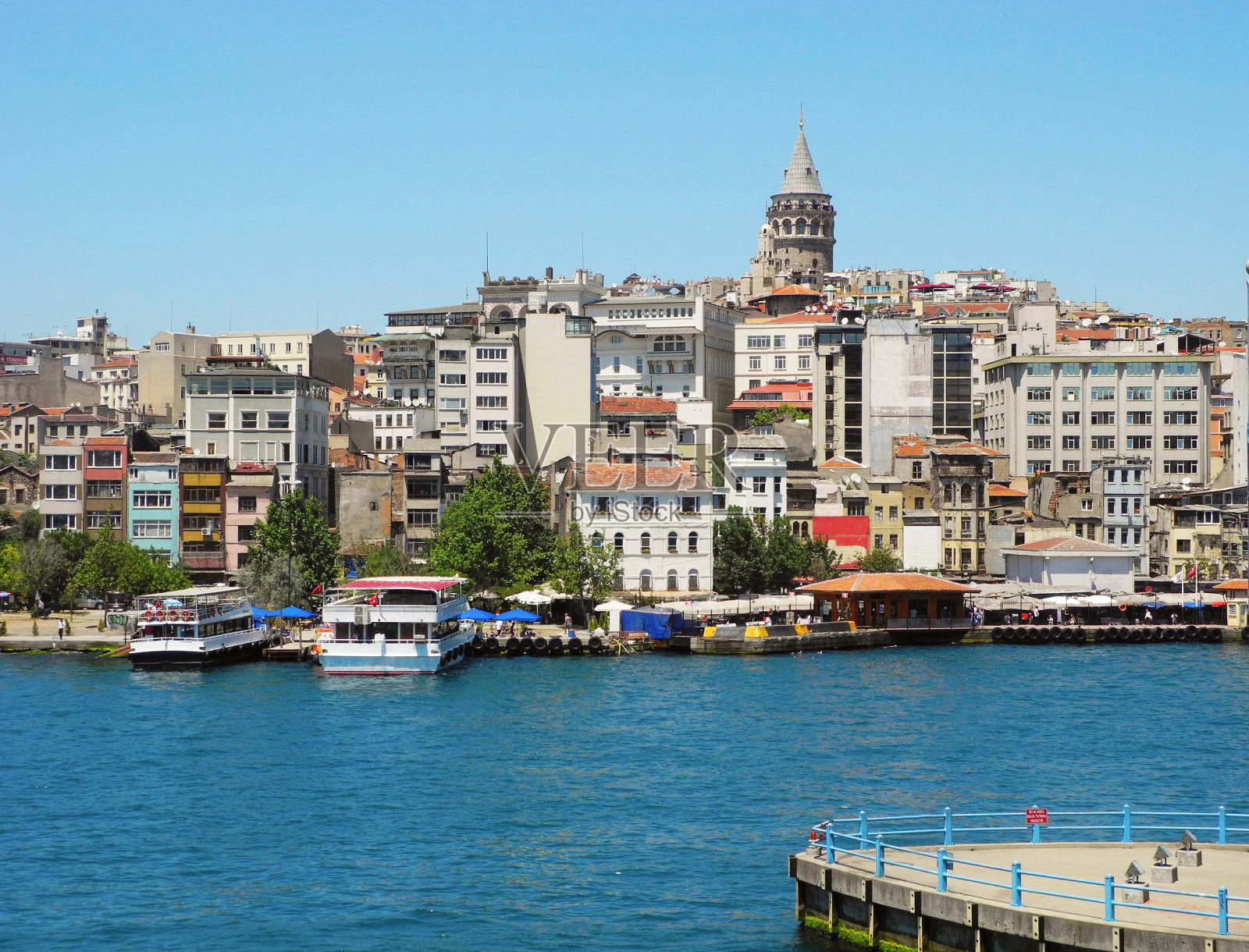 Galata塔,伊斯坦布尔。照片摄影图片