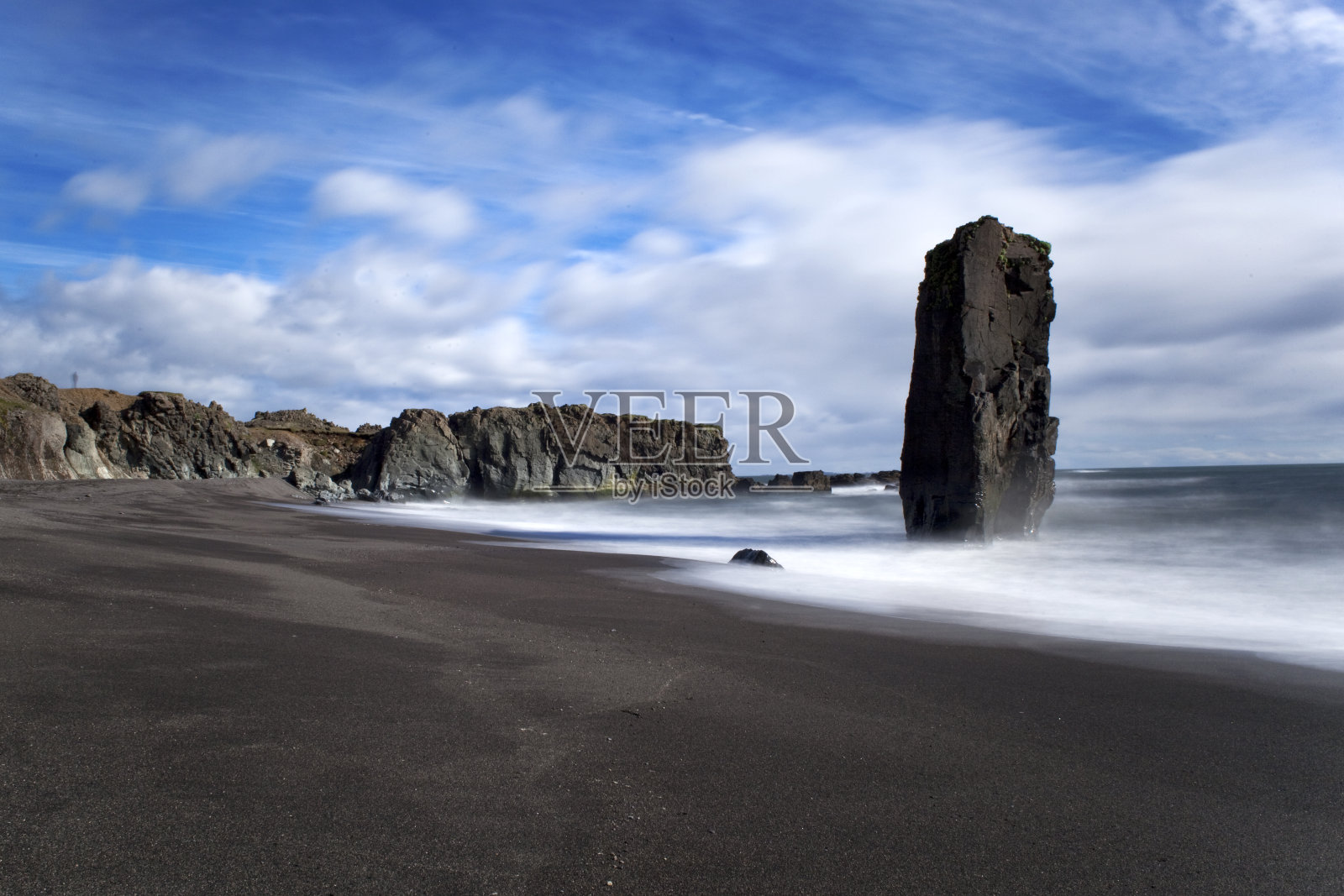 冰岛悬崖照片摄影图片