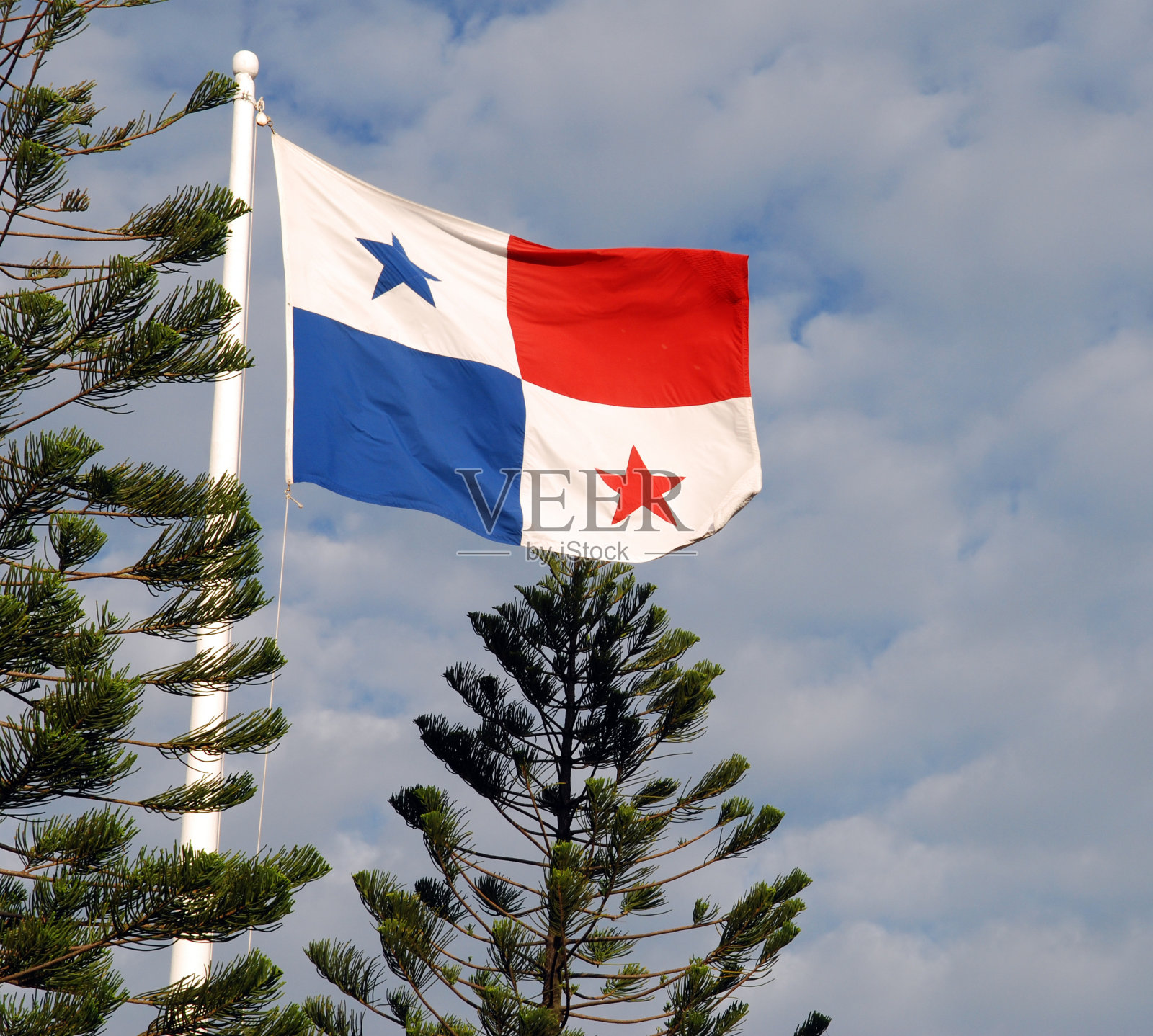 巴拿马旗照片摄影图片