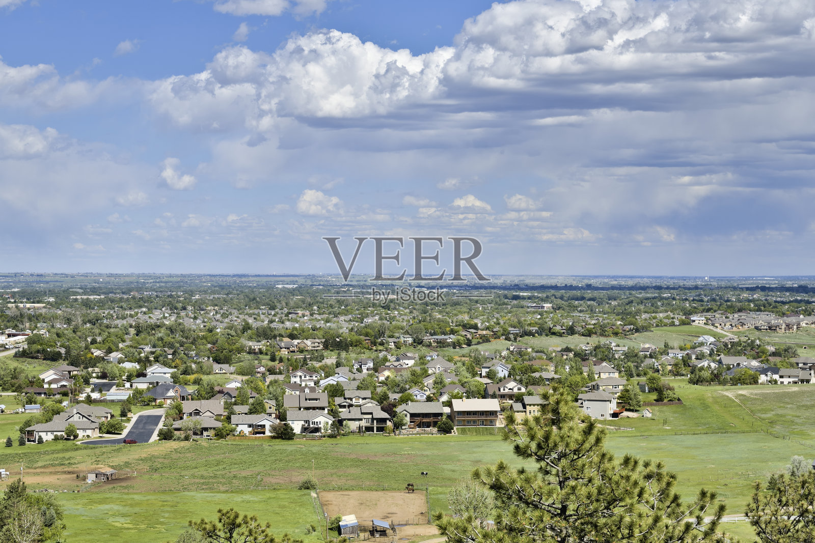 柯林斯堡,鸟瞰图照片摄影图片