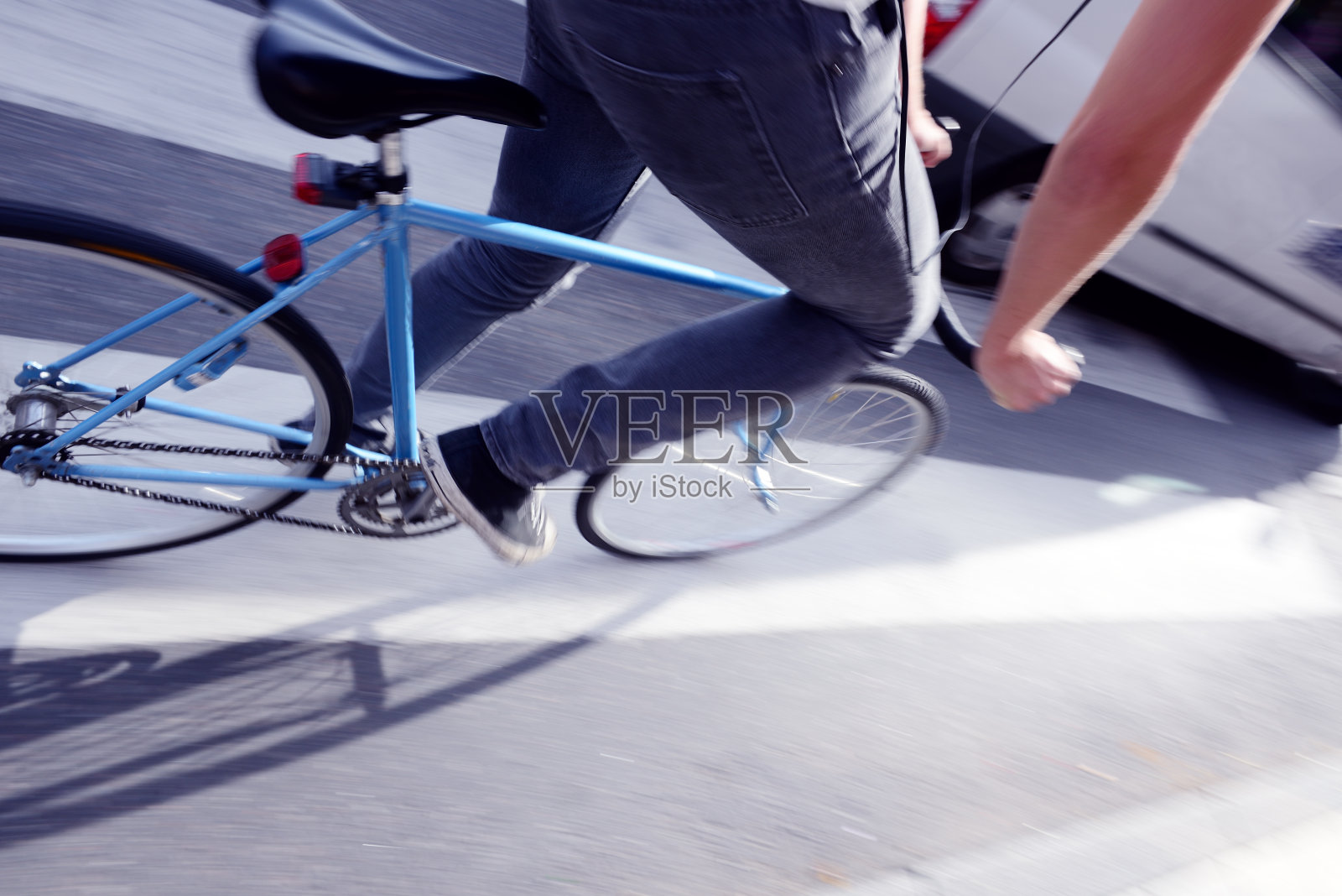 自行车,运动模糊照片摄影图片