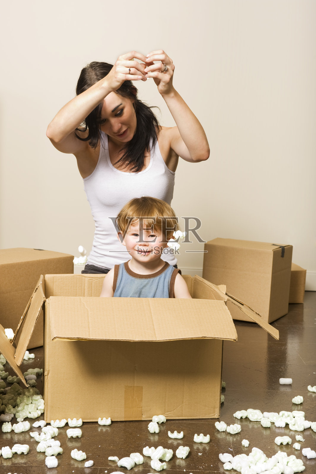 家庭移动照片摄影图片