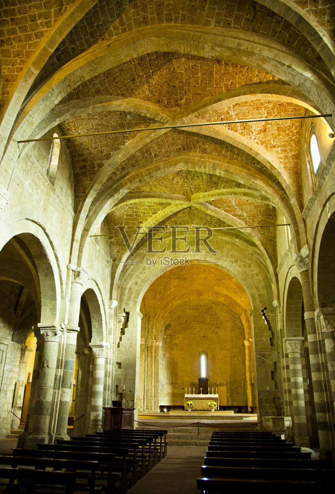 意大利索瓦纳大教堂内部照片摄影图片