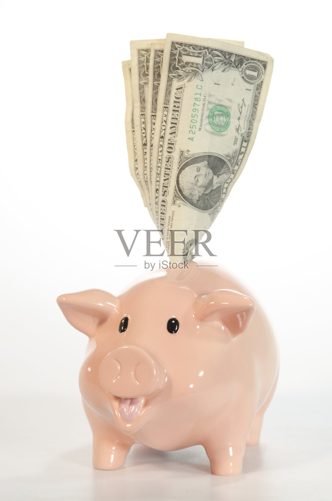 存钱罐里存了几块钱照片摄影图片