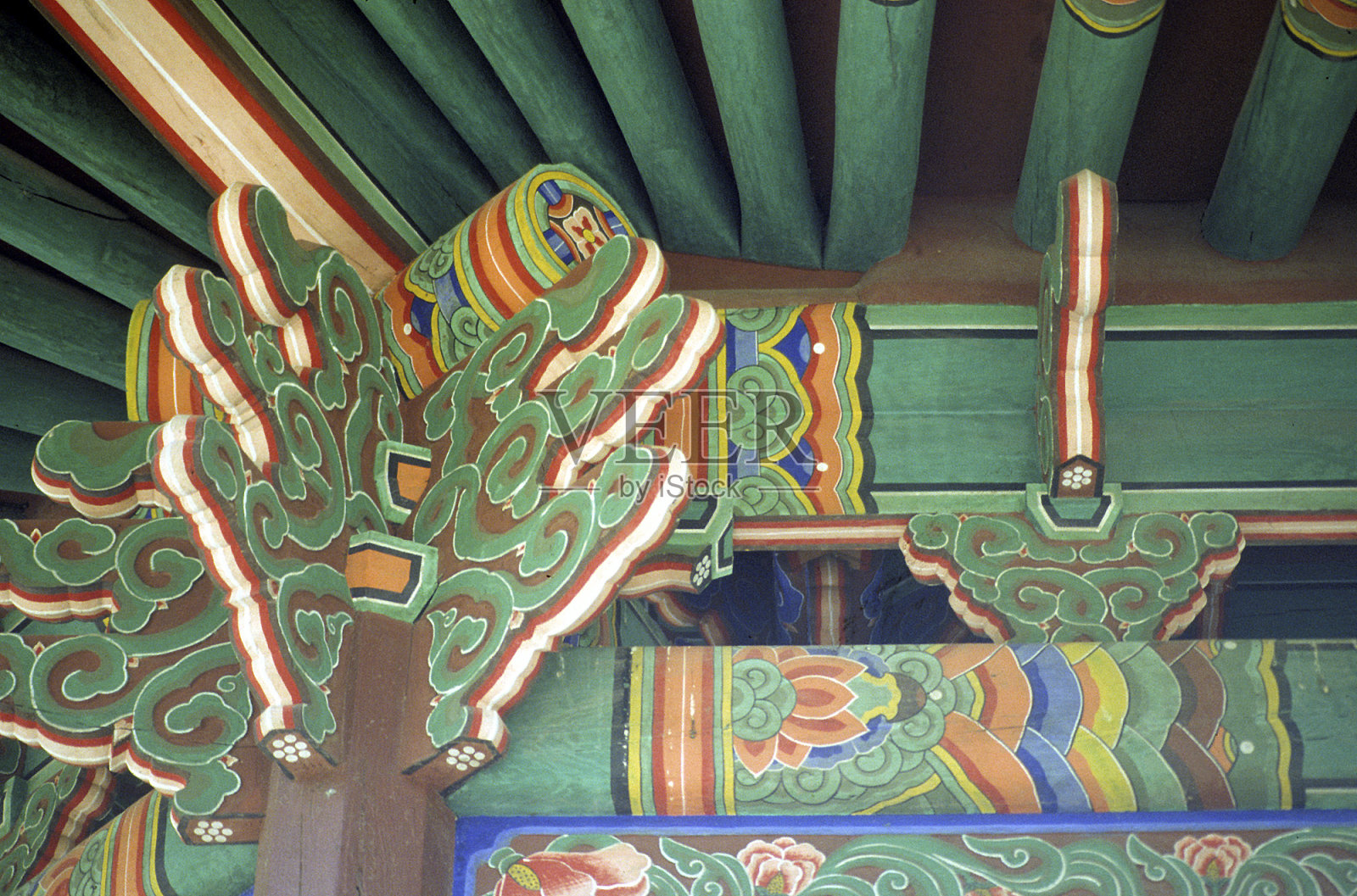 韩国传统寺庙照片摄影图片