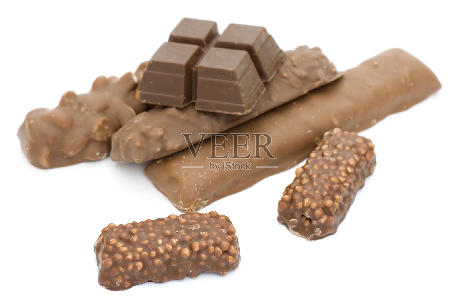 一堆巧克力糖果照片摄影图片