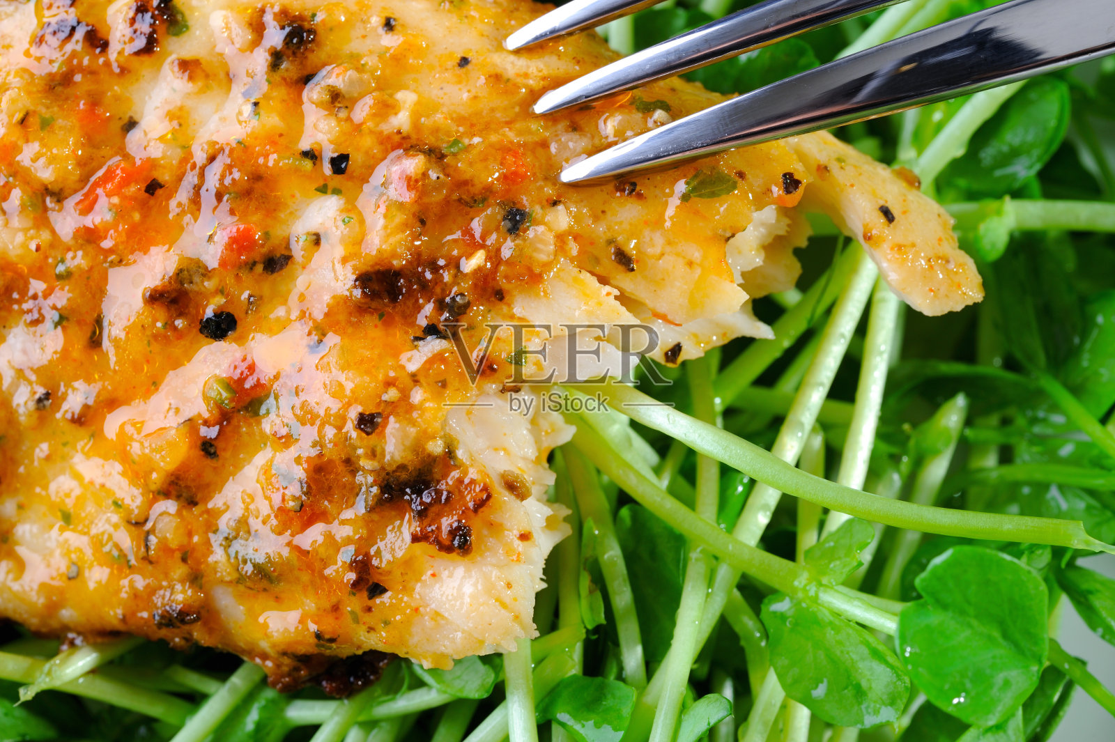 烤Mahi照片摄影图片