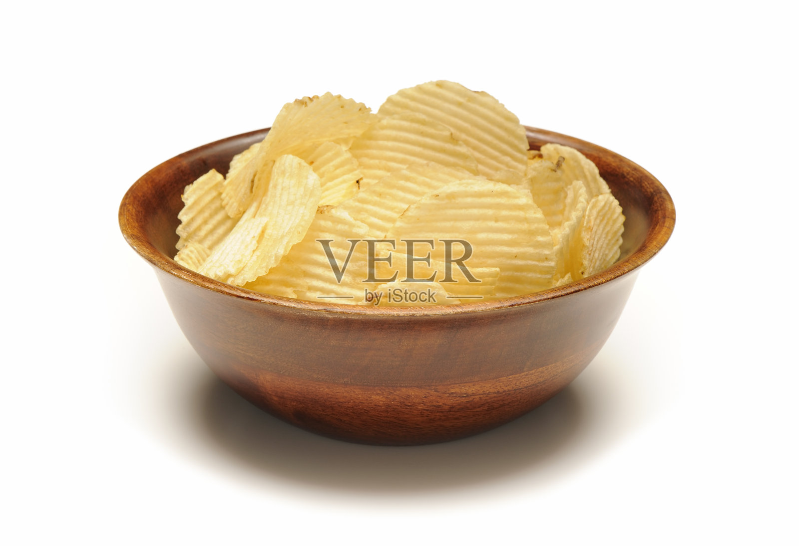 一碗薯片照片摄影图片