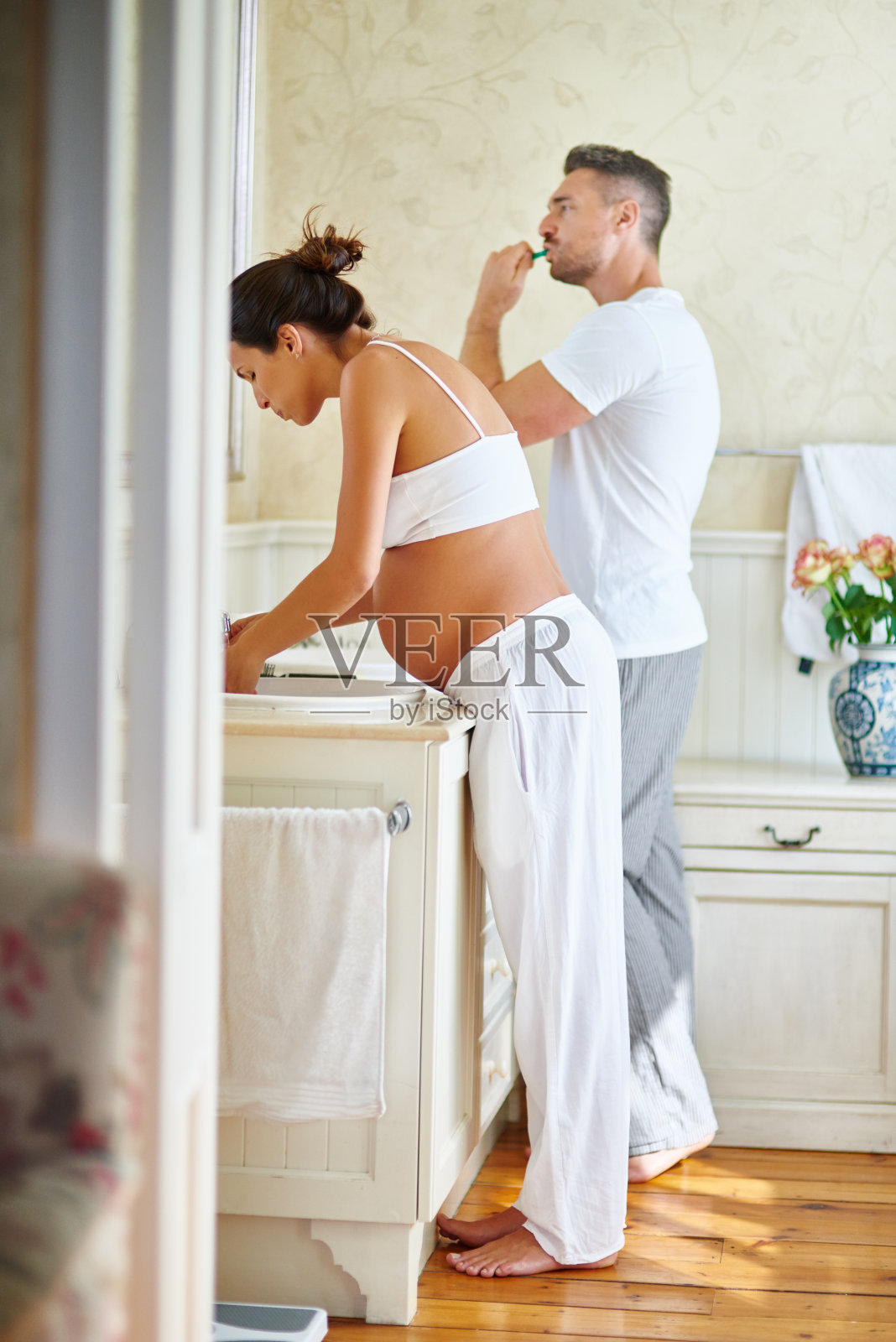 他们每天早上照片摄影图片