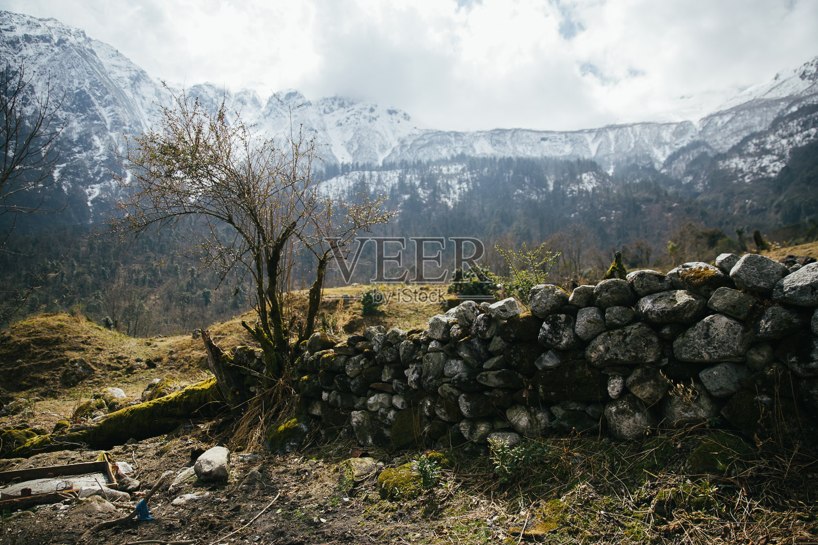 安纳普尔纳峰电路照片摄影图片