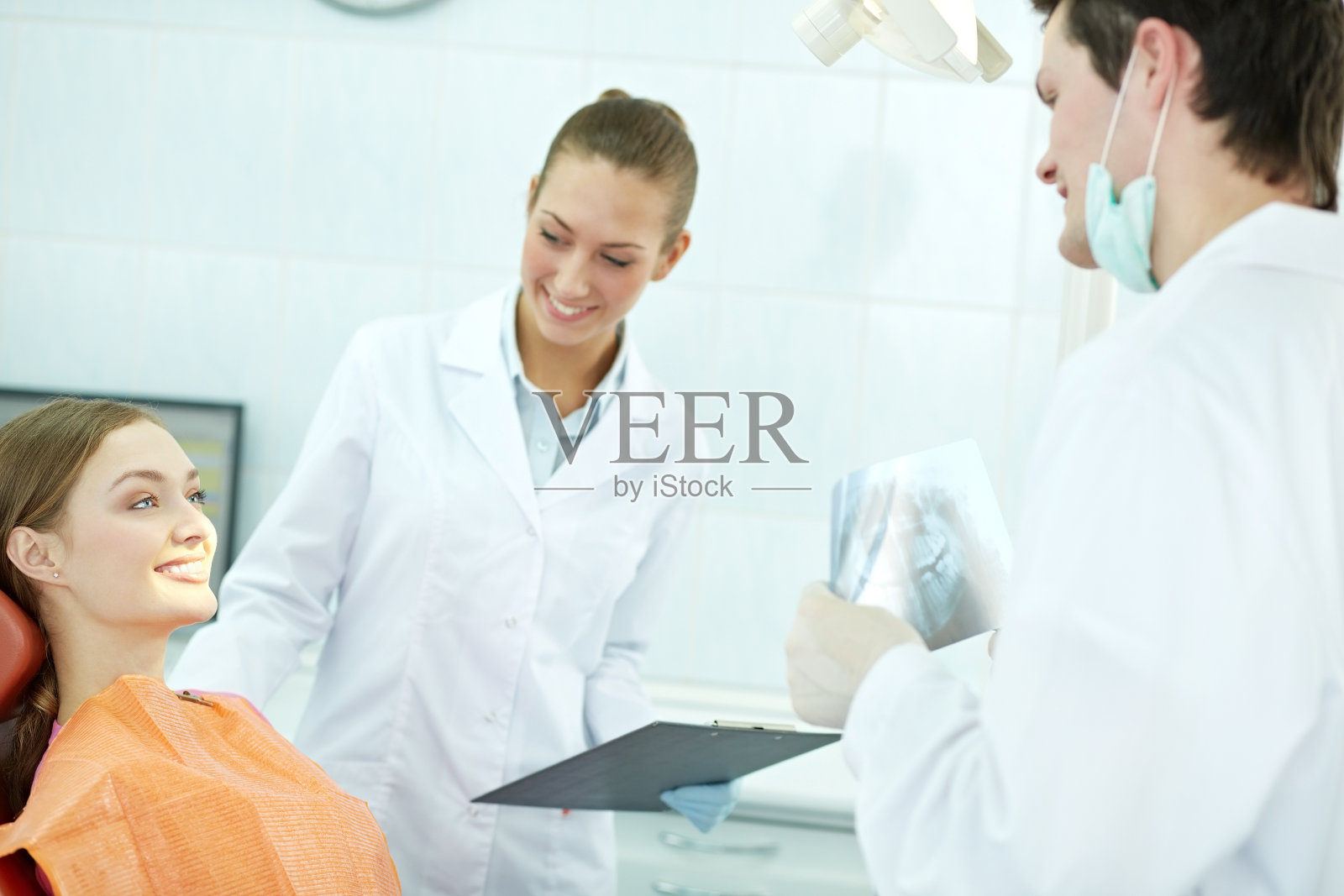 你的牙齿很好照片摄影图片