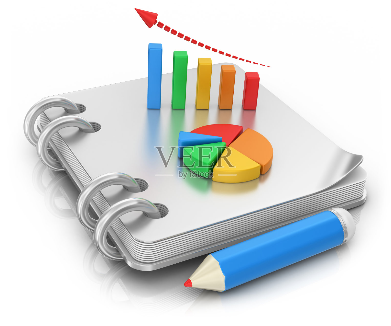 笔记本和图照片摄影图片