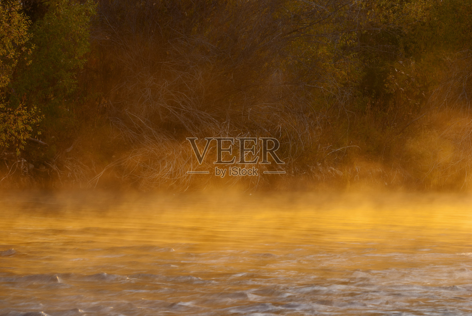 博伊西河秋天的早晨照片摄影图片