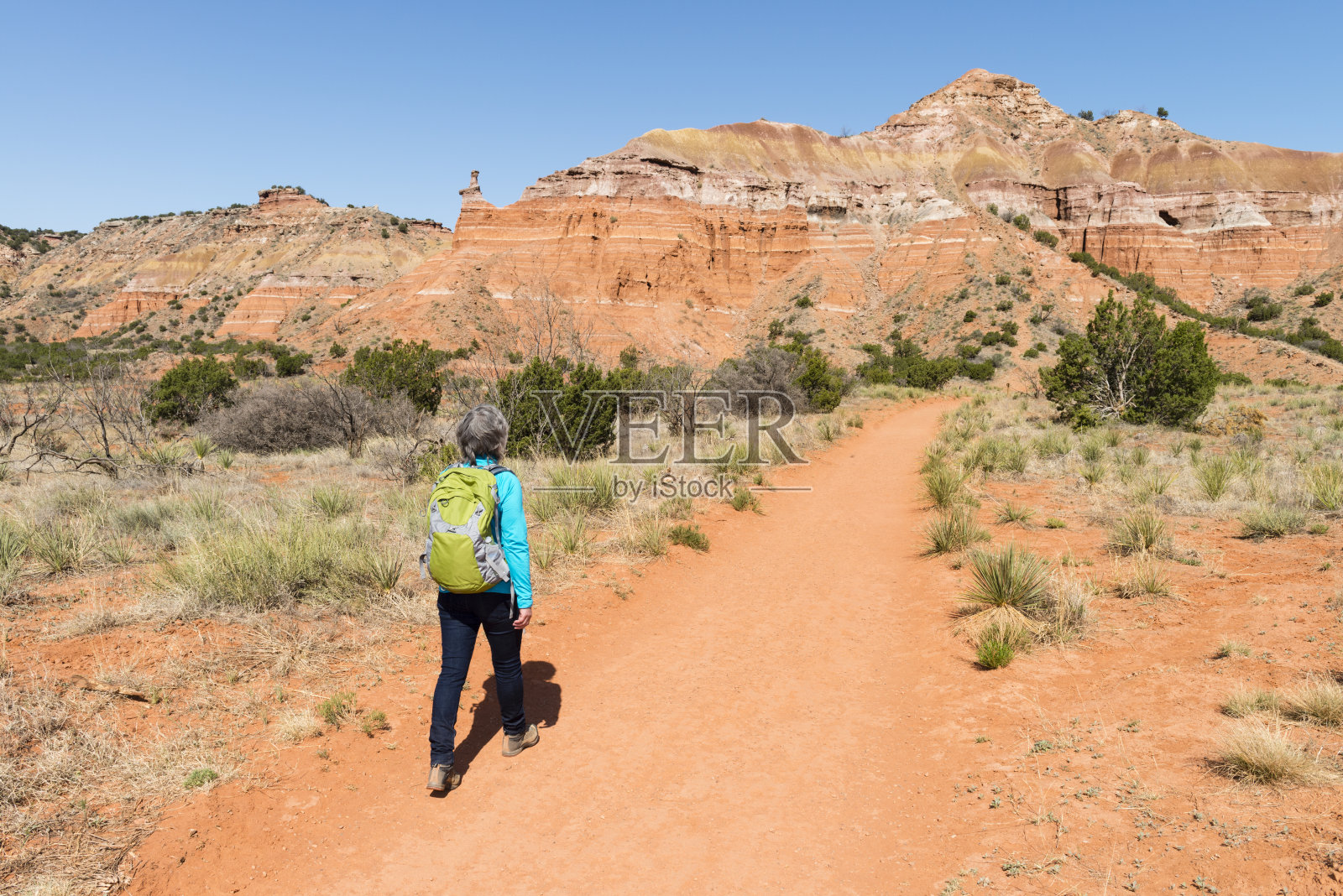 徒步旅行在德克萨斯州照片摄影图片