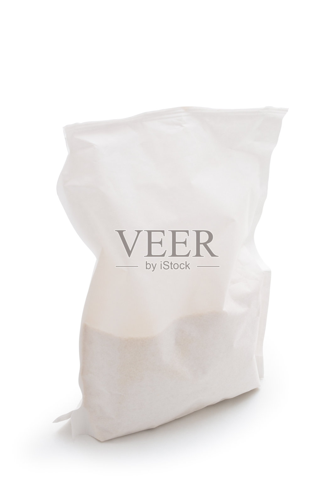 白色的袋子。照片摄影图片