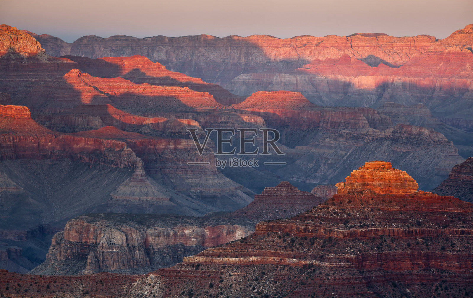 峡谷上的流光照片摄影图片