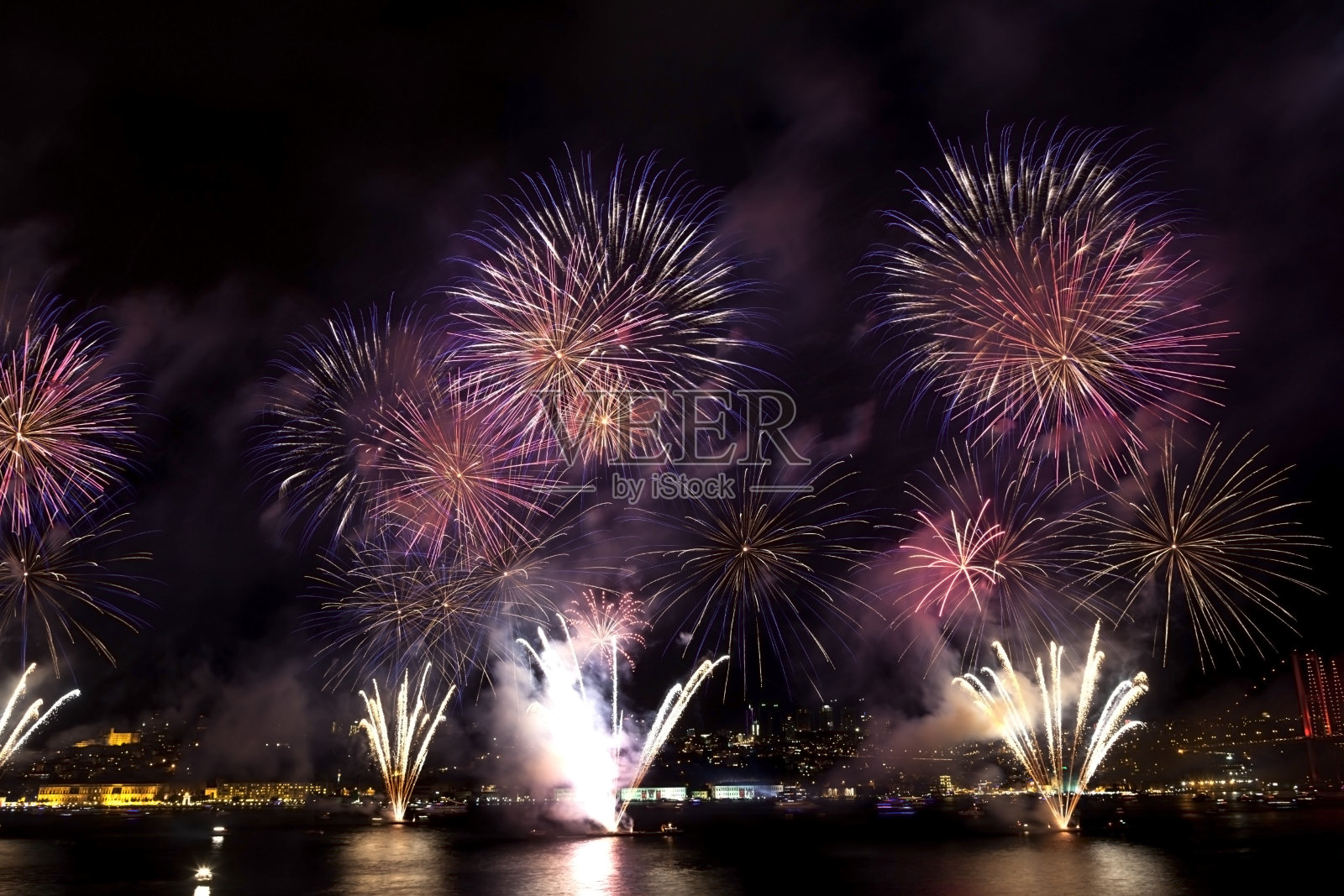 烟花照片摄影图片