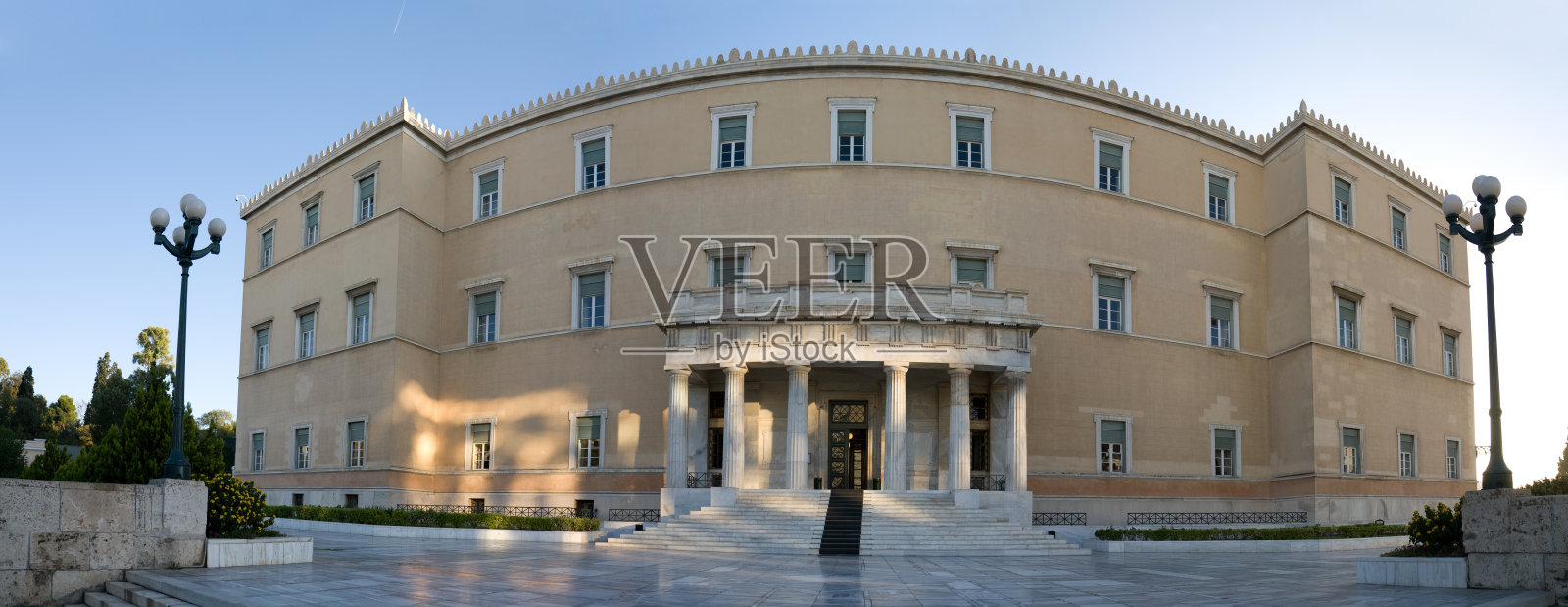 雅典的议会大厦照片摄影图片