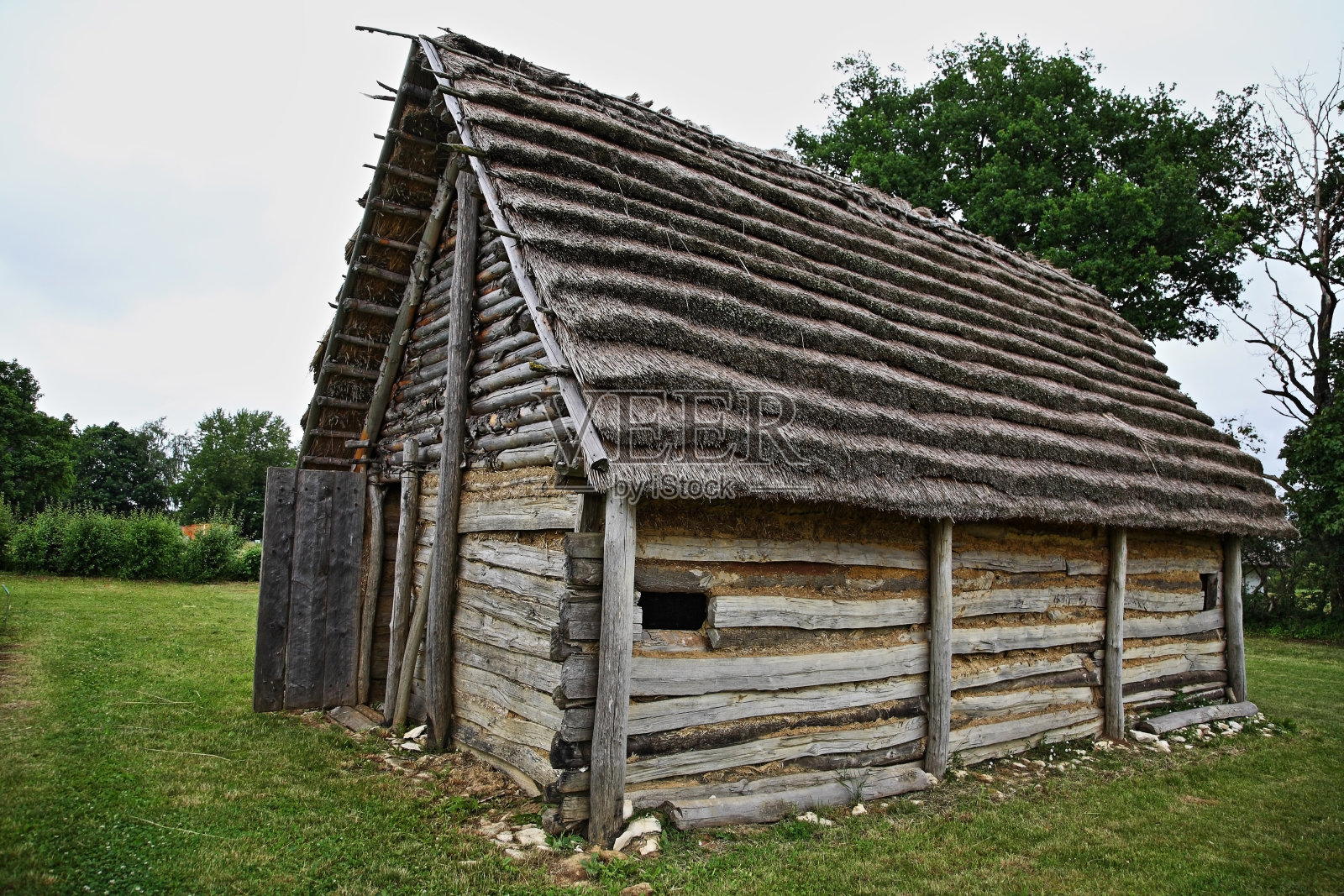 凯尔特人的房子照片摄影图片